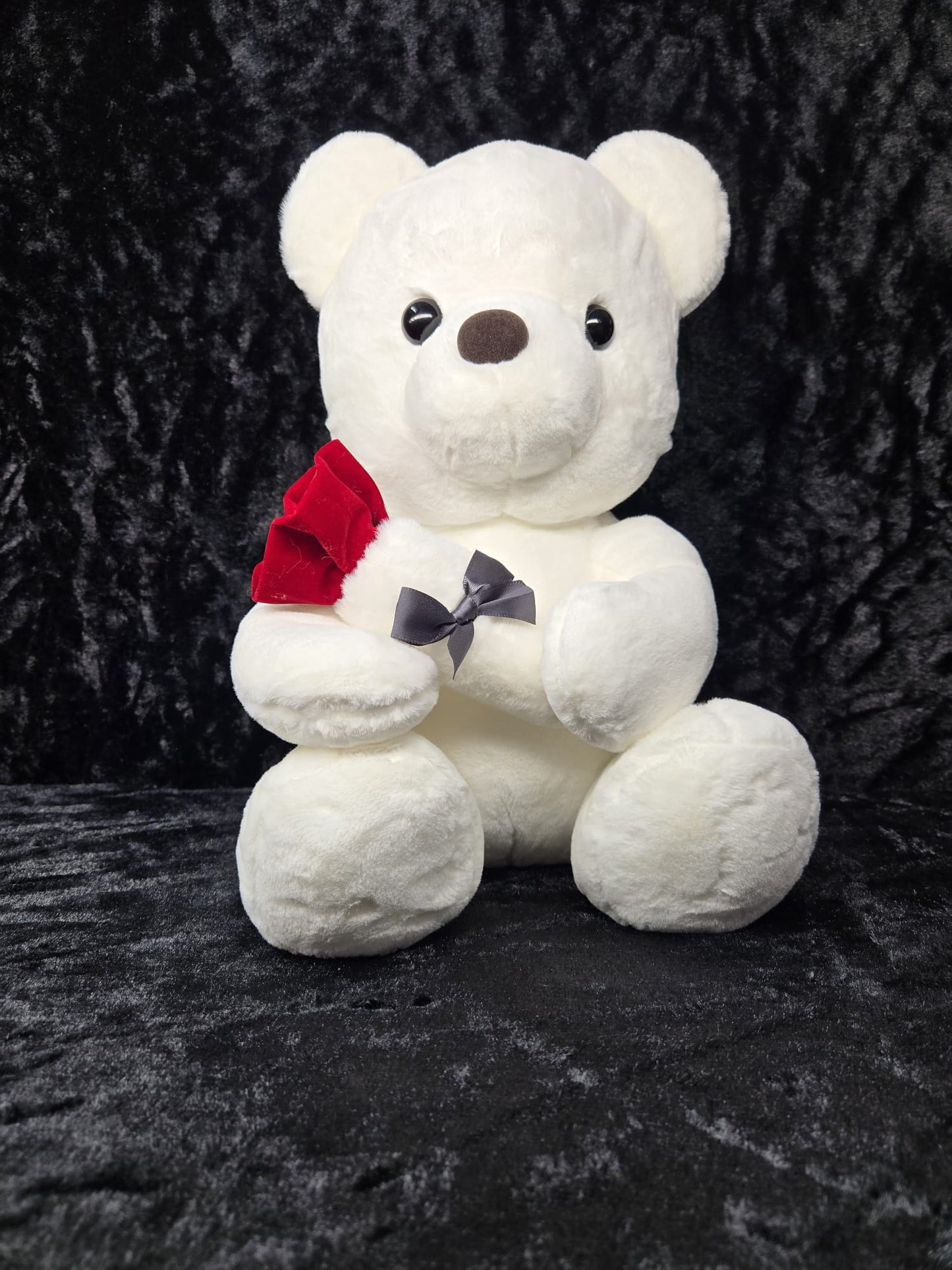 Large Teddy Bear with Large Rose 🧸